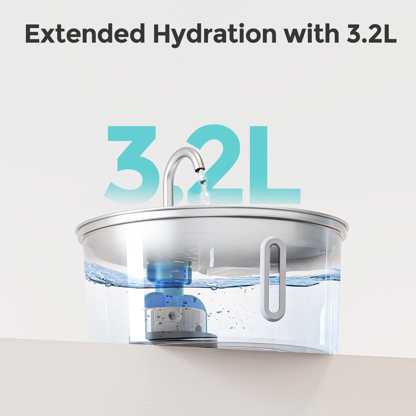 Invengo Pet Water Fountain with Stainless Steel