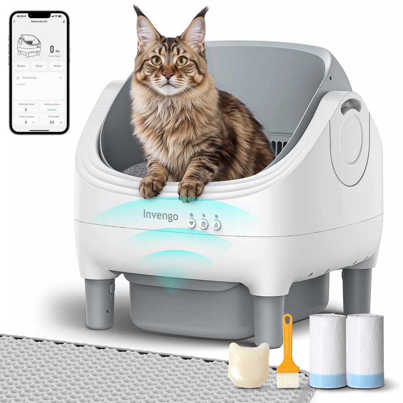 Invengo Automatic Self-Cleaning Cat Litter Box – Invengo SmartCare Store